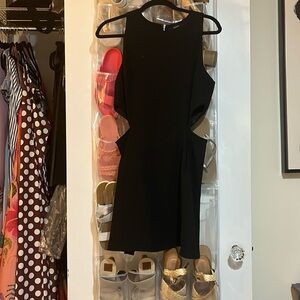 Forever 21 Black Cut Out Dress- fits like a glove!